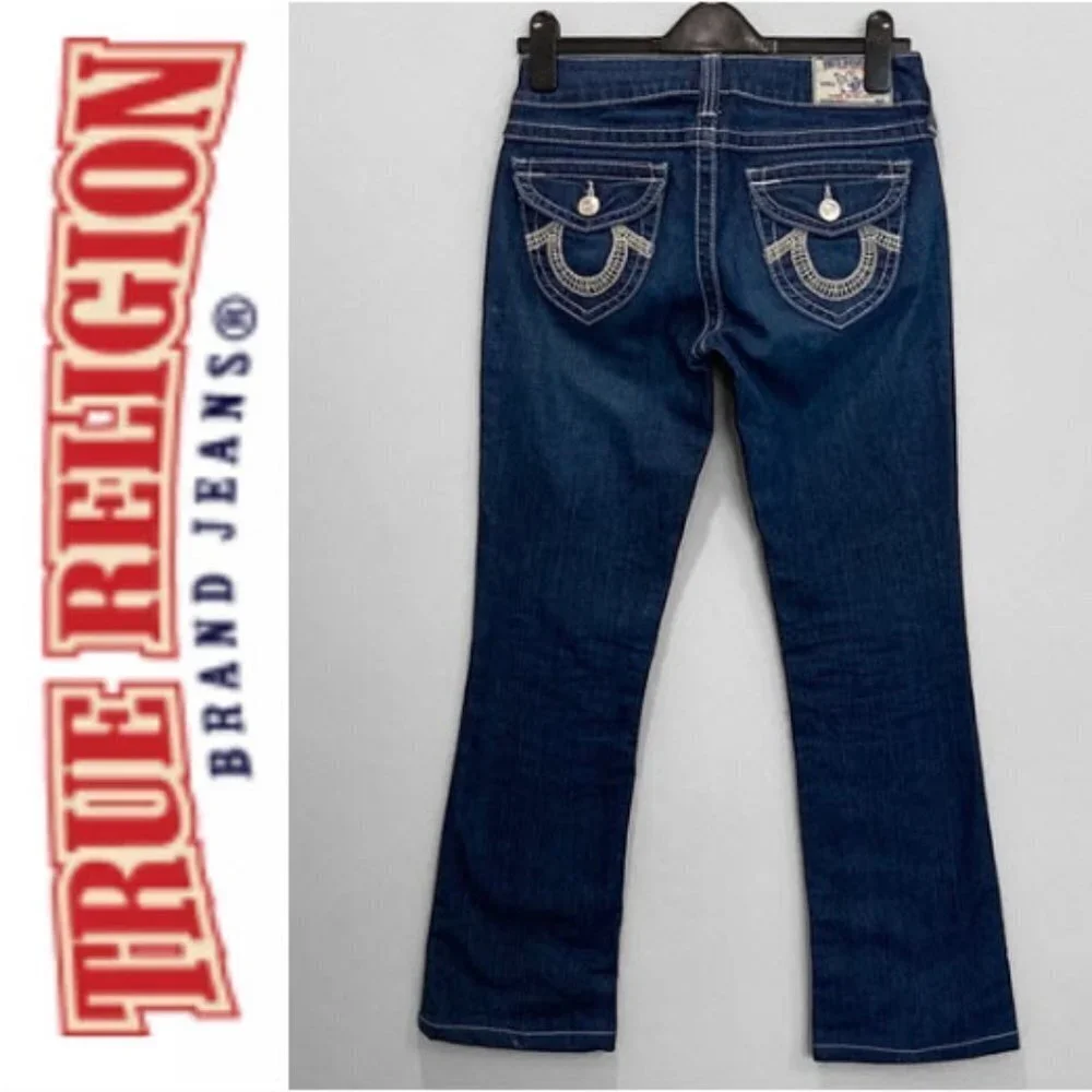 TRUE Religion Low Rise Straight Jean 27 - Picture 2 of 14